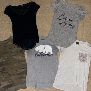 Assorted Graphic and Solid T-Shirts